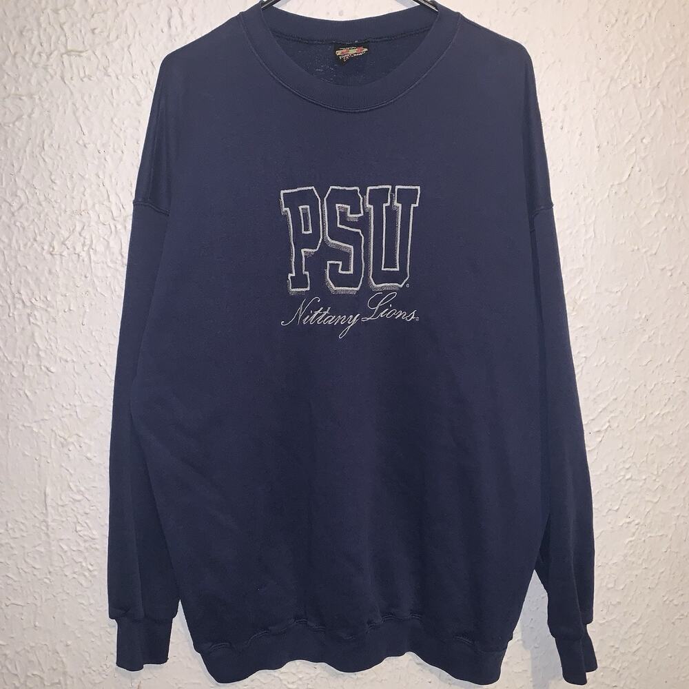 Vintage 90s Penn State University Nittany Lions PSU TSI Sweatshirt XXL USA